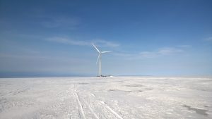 lumituuli sähkäle